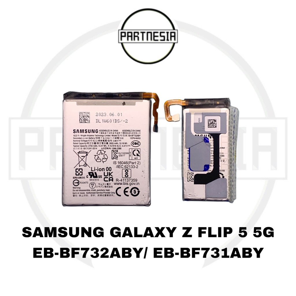 

BATERAI BATRE BATTERY EB-BF732ABY/ EB-BF731ABY SAMSUNG GALAXY Z FLIP 5 5G ORIGINAL