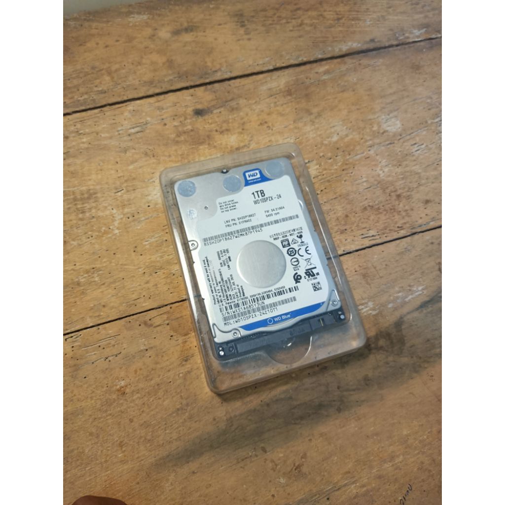 Hardisk Eksternal HDD WD Blue 1TB Bekas Laptop ORI (EROR)