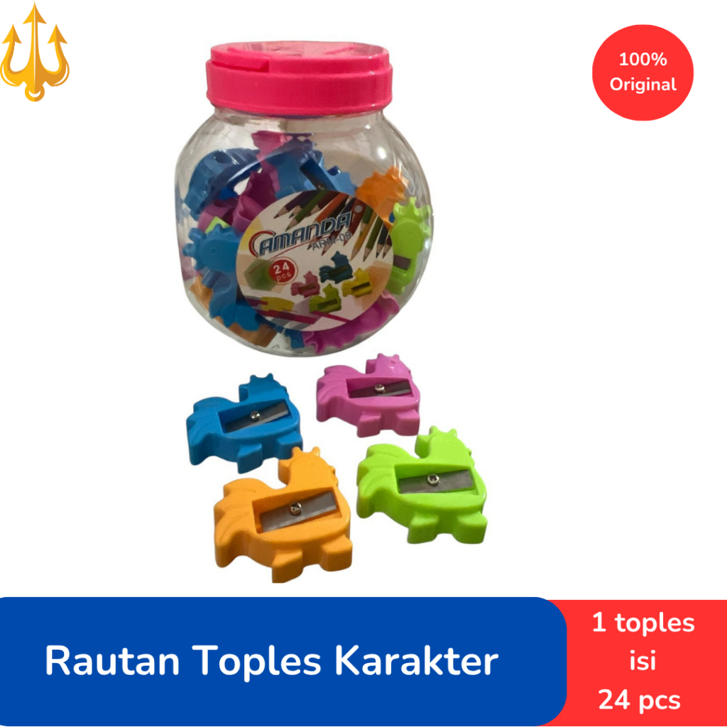 

Rautan Pensil Toples isi 24pcs I Ongotan Pensil Tabung isi 24 pcs