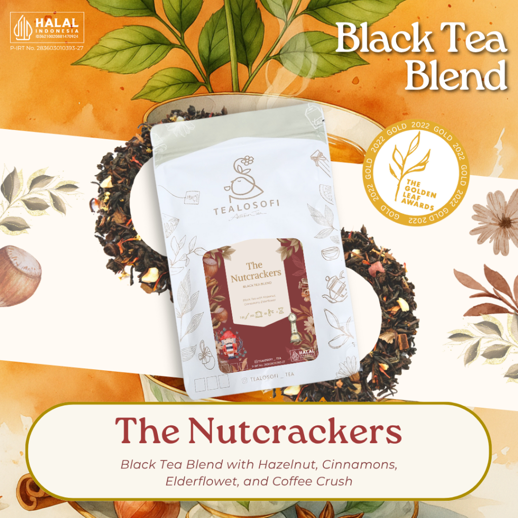 

The Nutcrackers Black Tea Blend Tealosofi - Teh Hazelnut Herbal Cafe