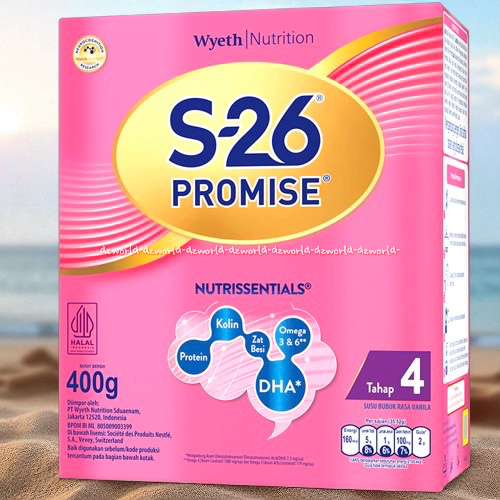 

S-26 Promise 400gr Rasa Vanila Tahap 4 Susu Bubuk S26 Rasa Vanilla 400gram S 26 Vanila Kemasan Pink Susu Untuk Bayi Anak 3-12tahun Promis