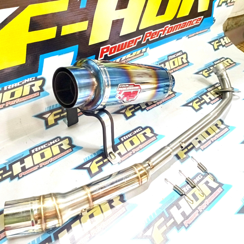 knalpot racing R9 all type motor bebek Supra, jupiter/Z,smash,Vega R/ZR,Blade,grand,karisma,C70,dll