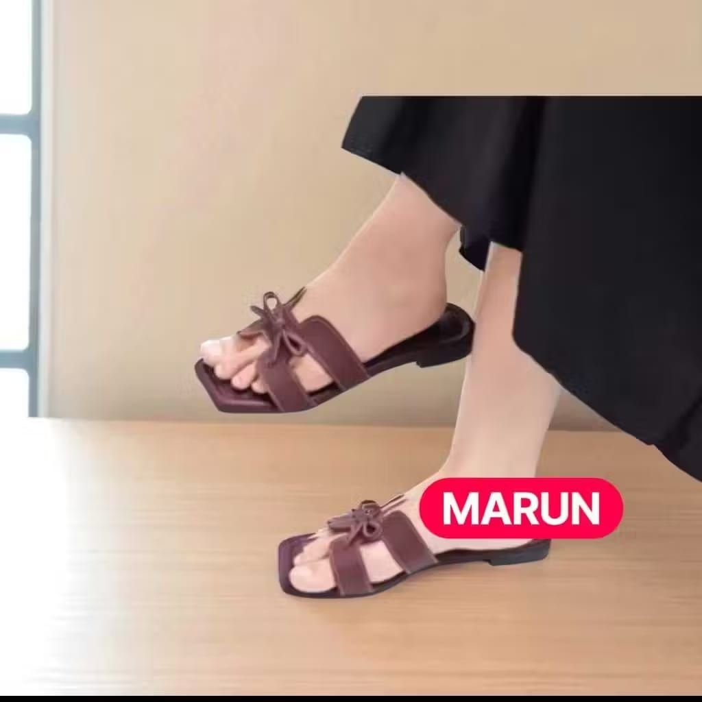 Sandal Wanita Selop H pita Sandal Monday viral