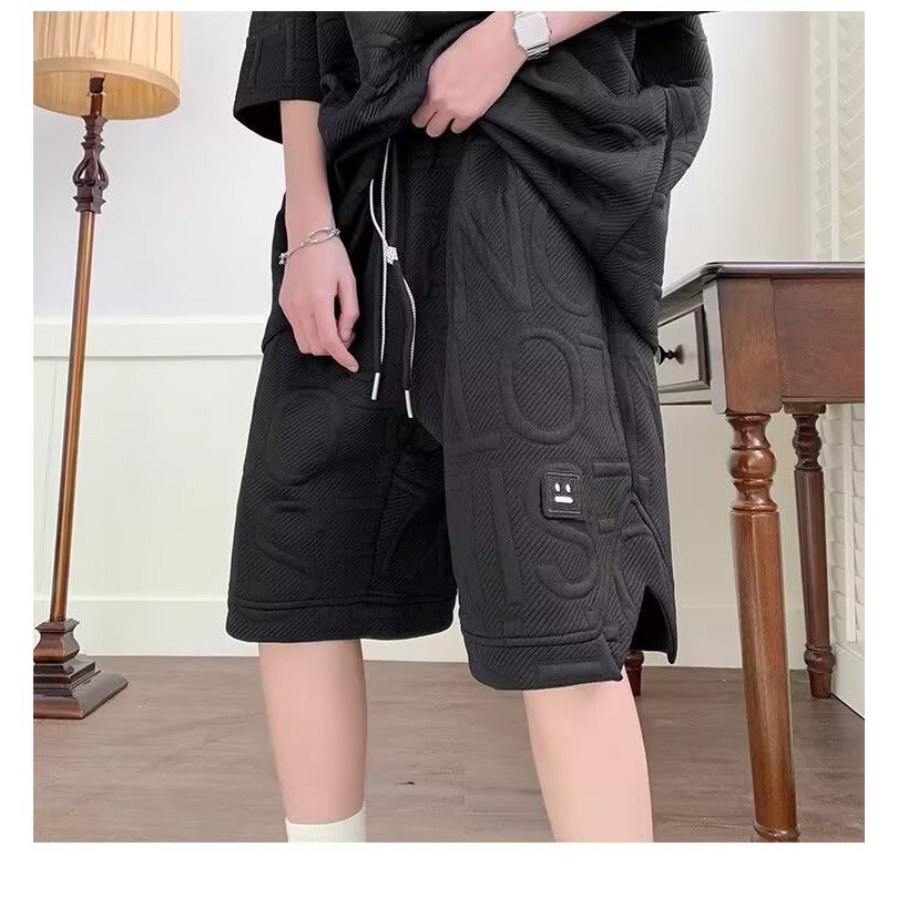 terbaru set pakaian pria, setelan pria, setelan korea style, kaos oversize, celana pendek pria