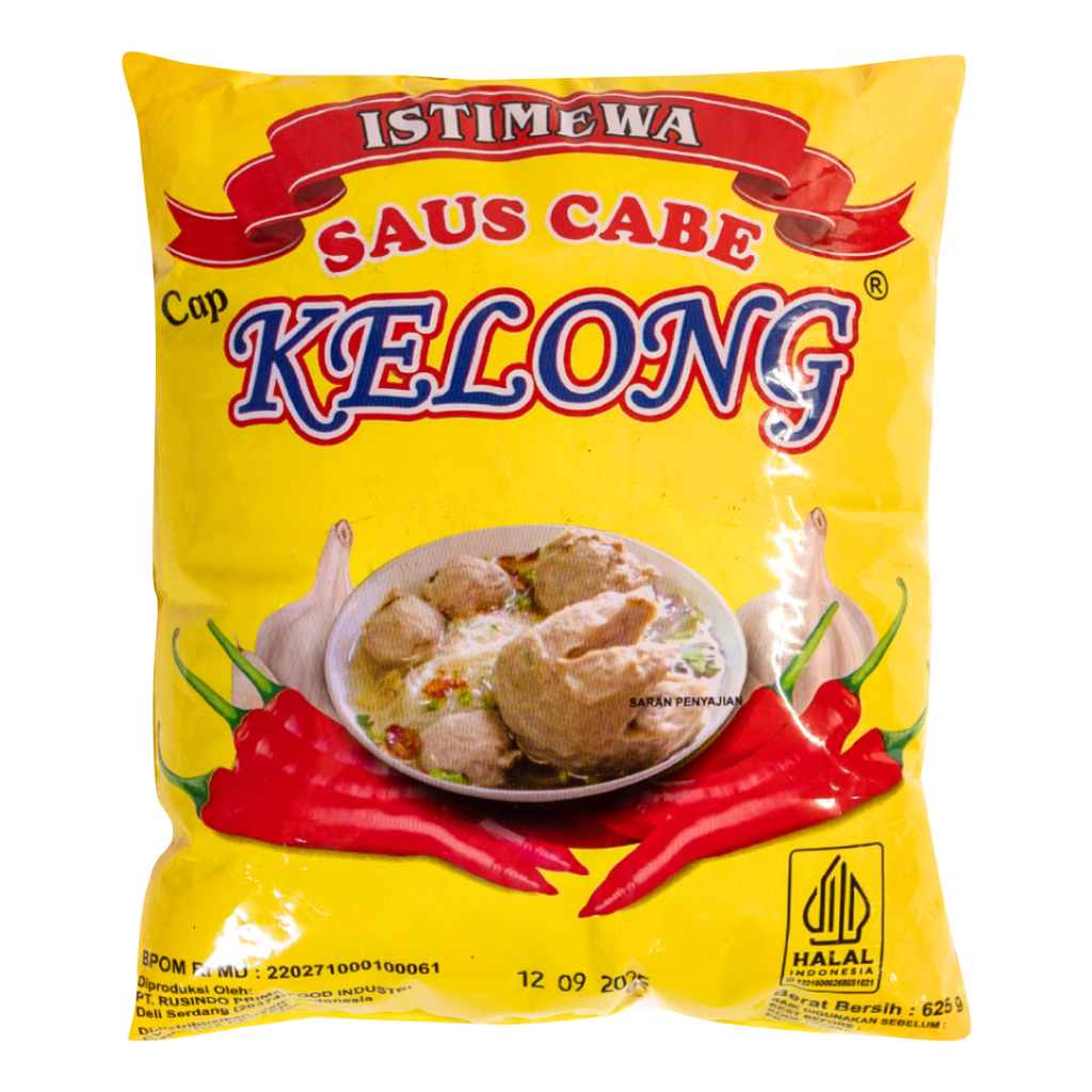 

Saus Cabe Kelong Istimewa 625 gr - Cabe Merah untuk Nasi Goreng, Mie Sedap, Dimsum, Ayam Cabai Rawit
