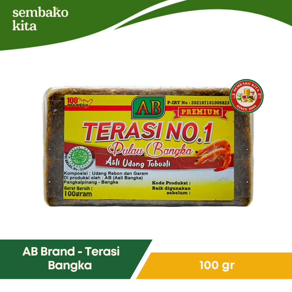 

AB Brand – Terasi Bangka 100 gr