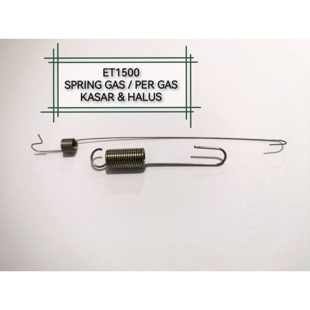 ET1500 Spring per gas (Kasar & Halus) mesin genset