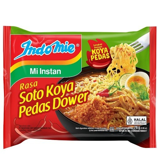 

Indomie soto koya pedas dower