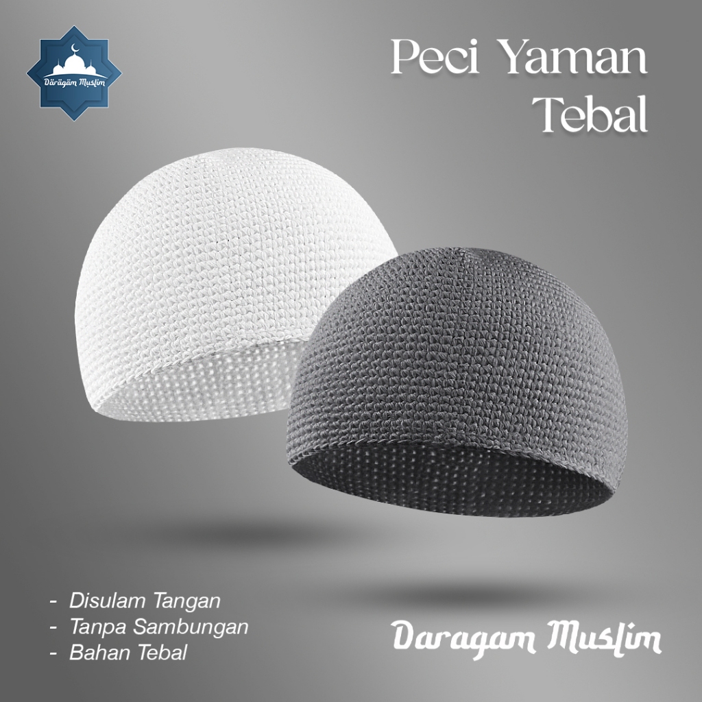 Peci Rajut Yaman Polos - Peci Rajut - Yaman Polos - Peci Murah