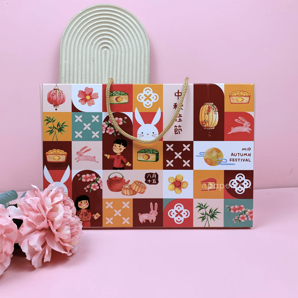 

Box Kue Tali Cookies Nastar Mooncake Festival Mid autumn sekat 6 Hampers Festival Mid Autumn 25 x 17 x 6 cm