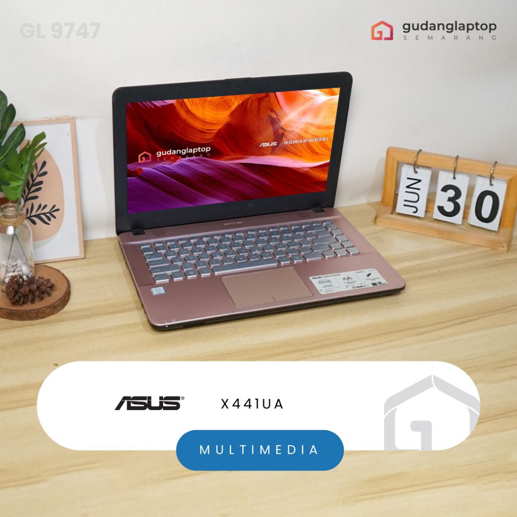 ASUS X441UA INTEL Core i3 - 8130U 4/1TB Intel UHD Graphics 620, LED 14 inch HD, DVD-RW, Body Slim | 