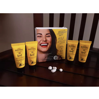 Jafra Travel Size Royal Boost MINI SET Kuning Royal Boost Purifying Gel Cleanser Cover me sunscreen 