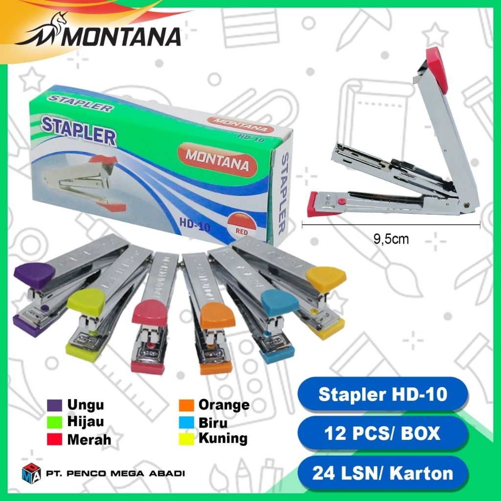 

stapler kecil / hekter kecil/hd10 [ montana ].
