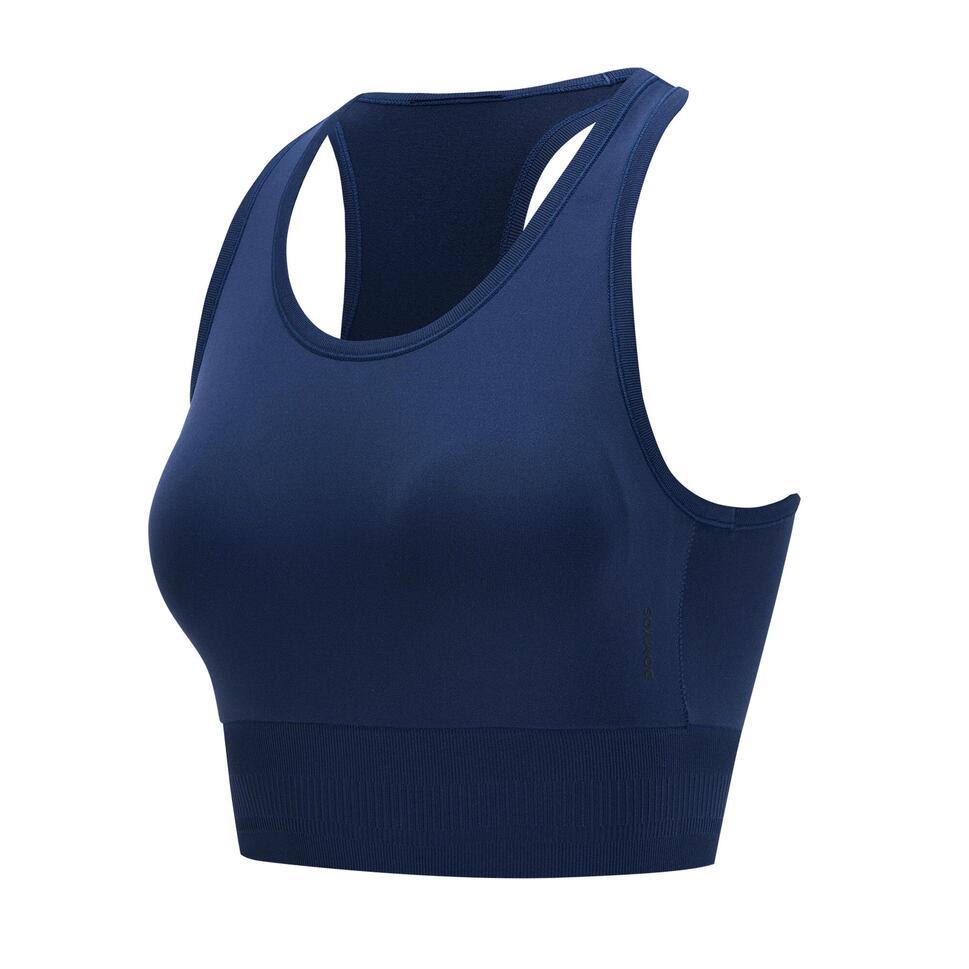 Decathlon DECATHLON Sport Bra Fitness Wanita 520  Biru Navy - 8892102