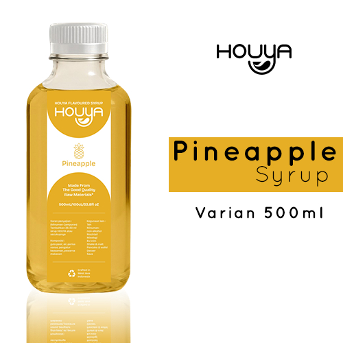

Houya Pineapple Syrup 500ml - Sirup Rasa Pineapple