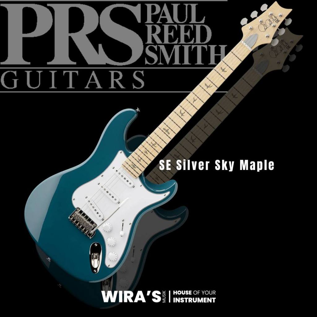 PRS SE Silver Sky Maple Jhon Mayer Gitar Elektrik