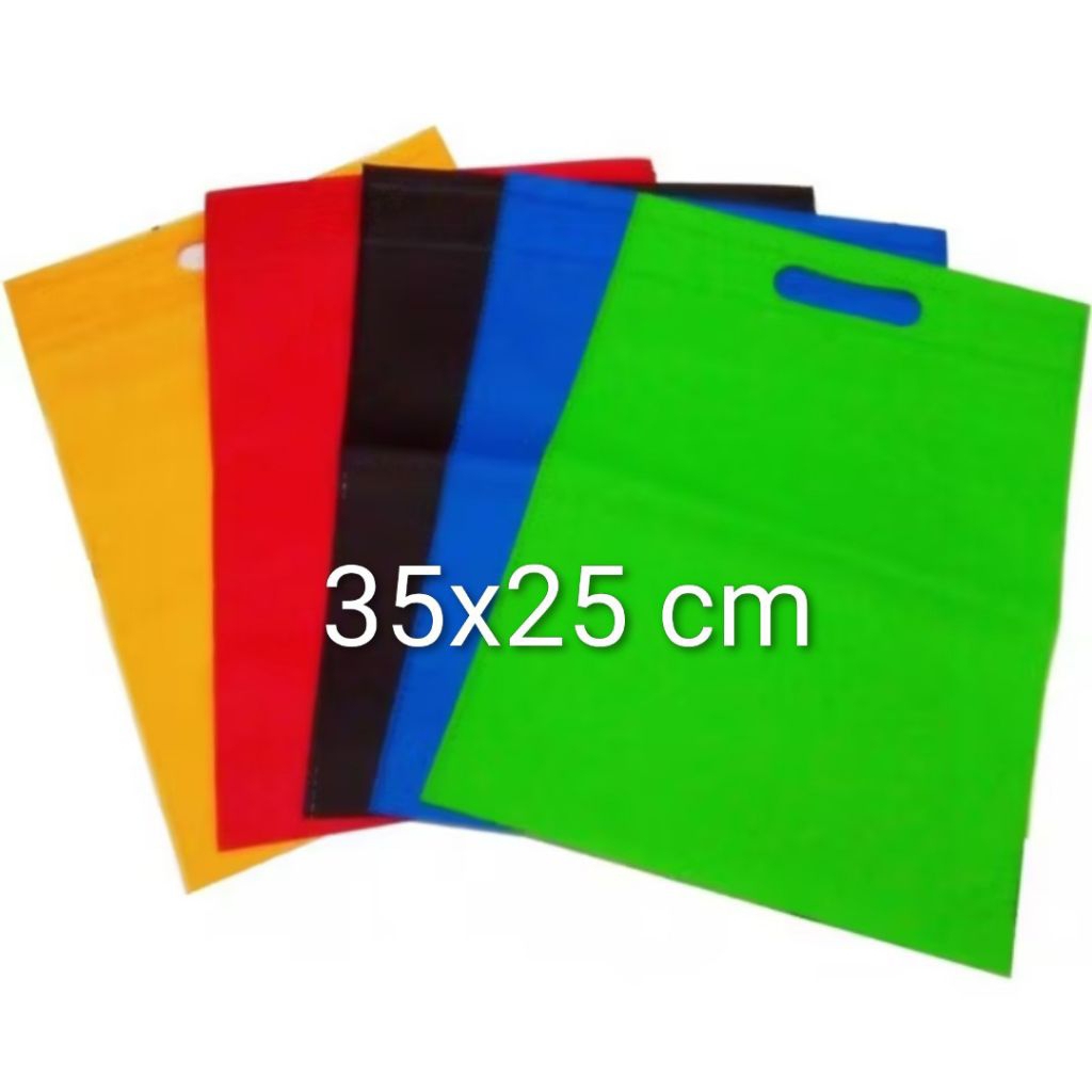 

1 KODI (20 PCS)GOODIE BAG TAS BELANJA SPUNBOND/TAS KAIN 25X35 Cm