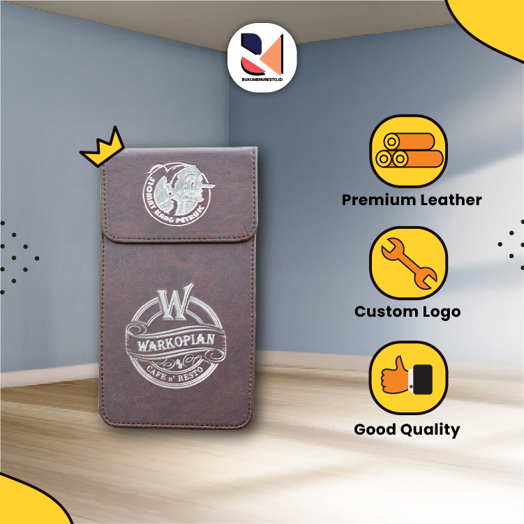 

Bill Cover / Bill Holder / Cover Bill / Bill Resto / Bill Cafe / Tipe 1 saku dalam