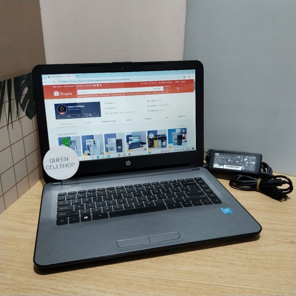 LAPTOP HP NOTEBOOK CELERON N3050 4GB 14INCH SECOND MULUS BERGARANSI