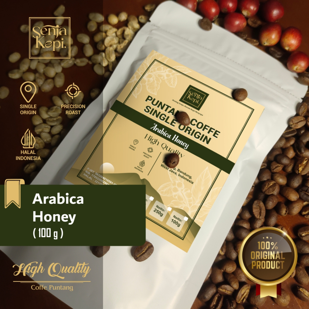 

ARABICA HONEY 100g | PUNTANG SINGLE ORIGIN | REQUEST ROAST & GRINDER