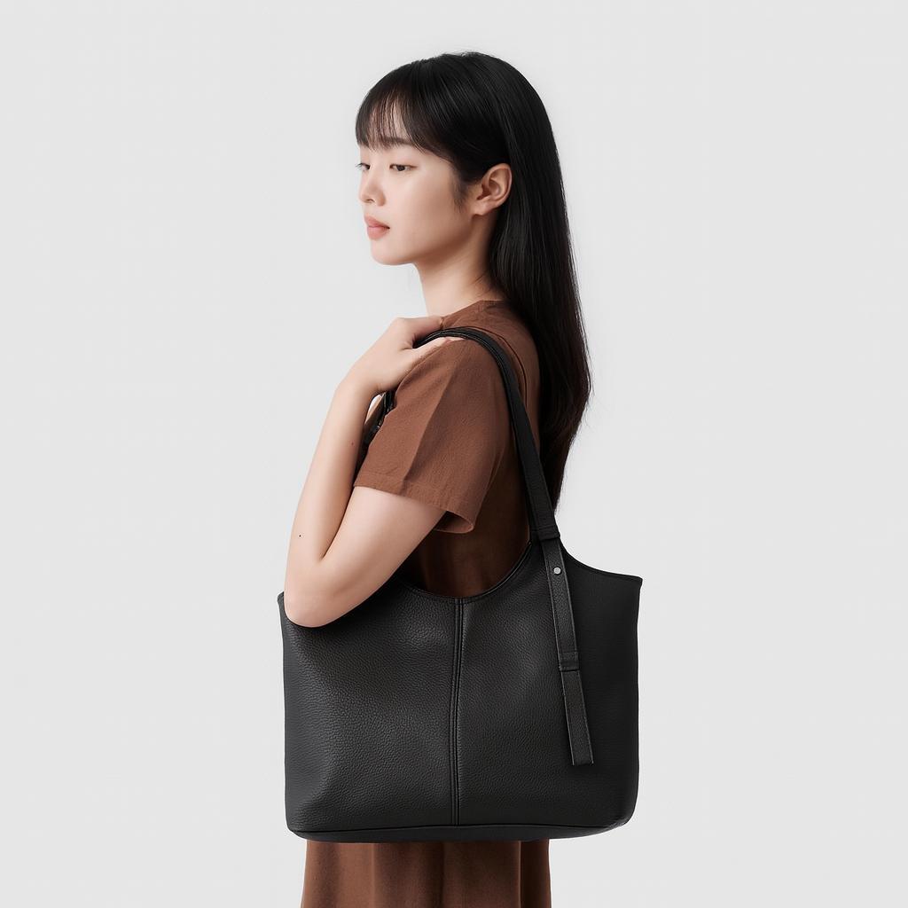 Kyut Totebag Wanita Kulit Elegan Tas Kuliah Wanita Tas Kerja Wanita