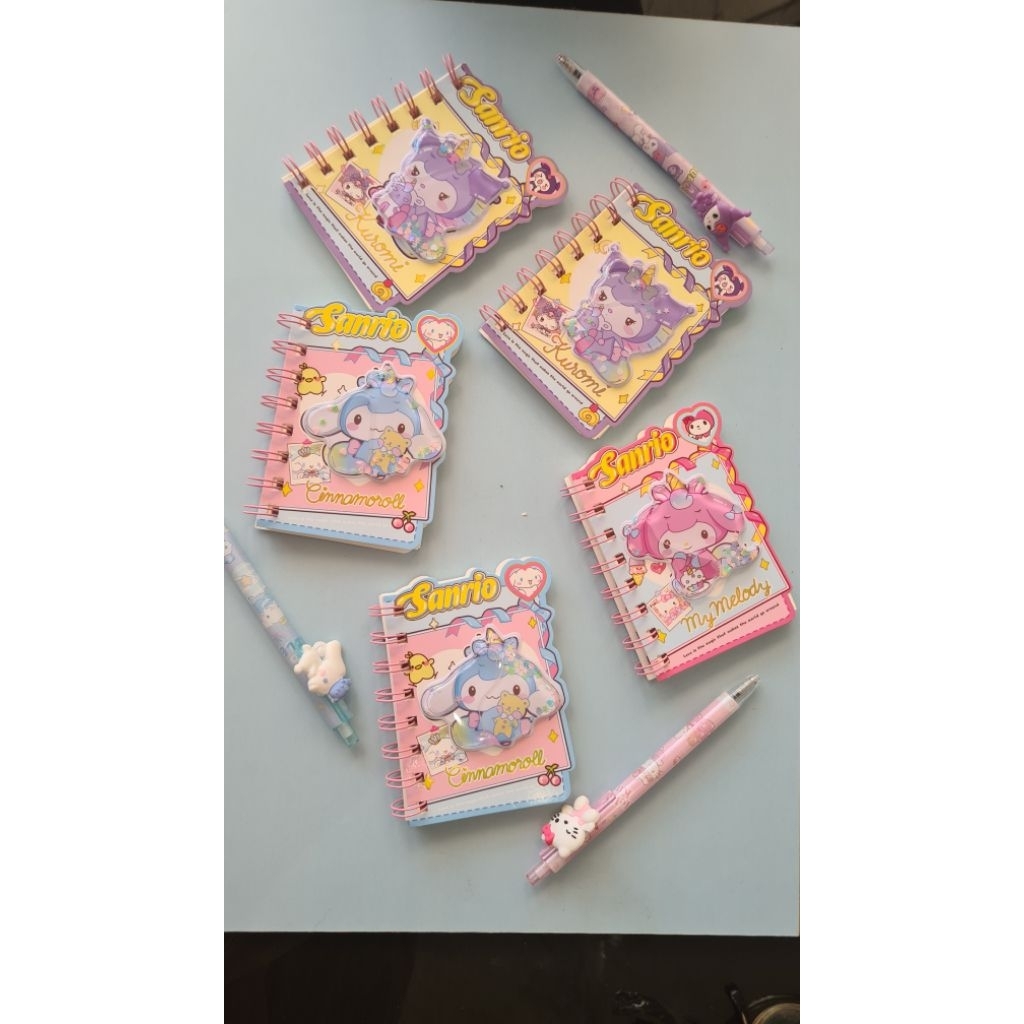 

Notebook Sanrio 3D Liquid Cover – Catatan Lucu Mini dengan Air & Glitter Mengambang!