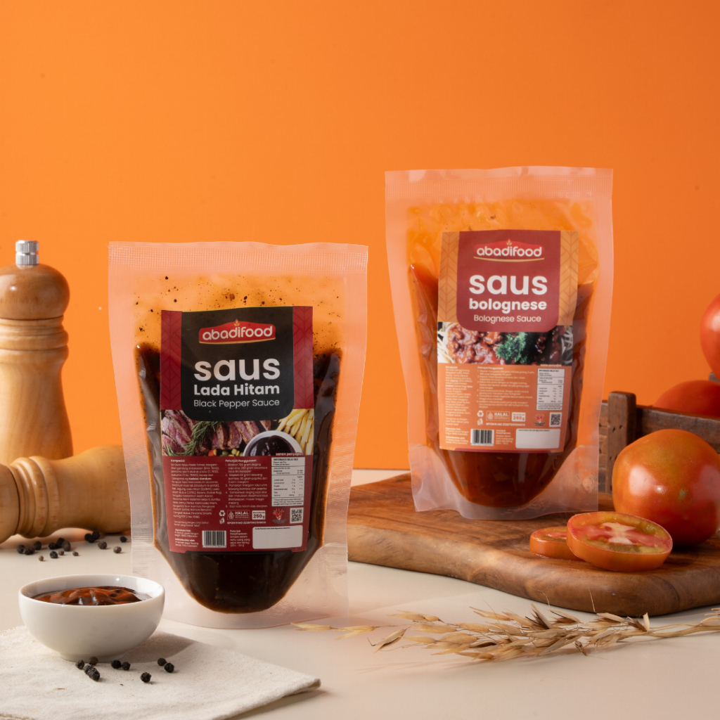 

[Paket Hemat] Bundle Saus Black Pepper + Bolognese AbadiFood