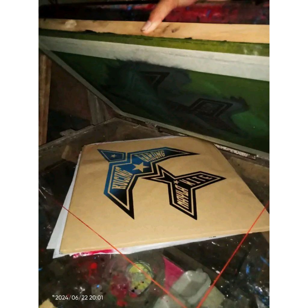 KERTAS LAYANGAN TISU COKLAT SABLON SEMBUR (1000PCS)