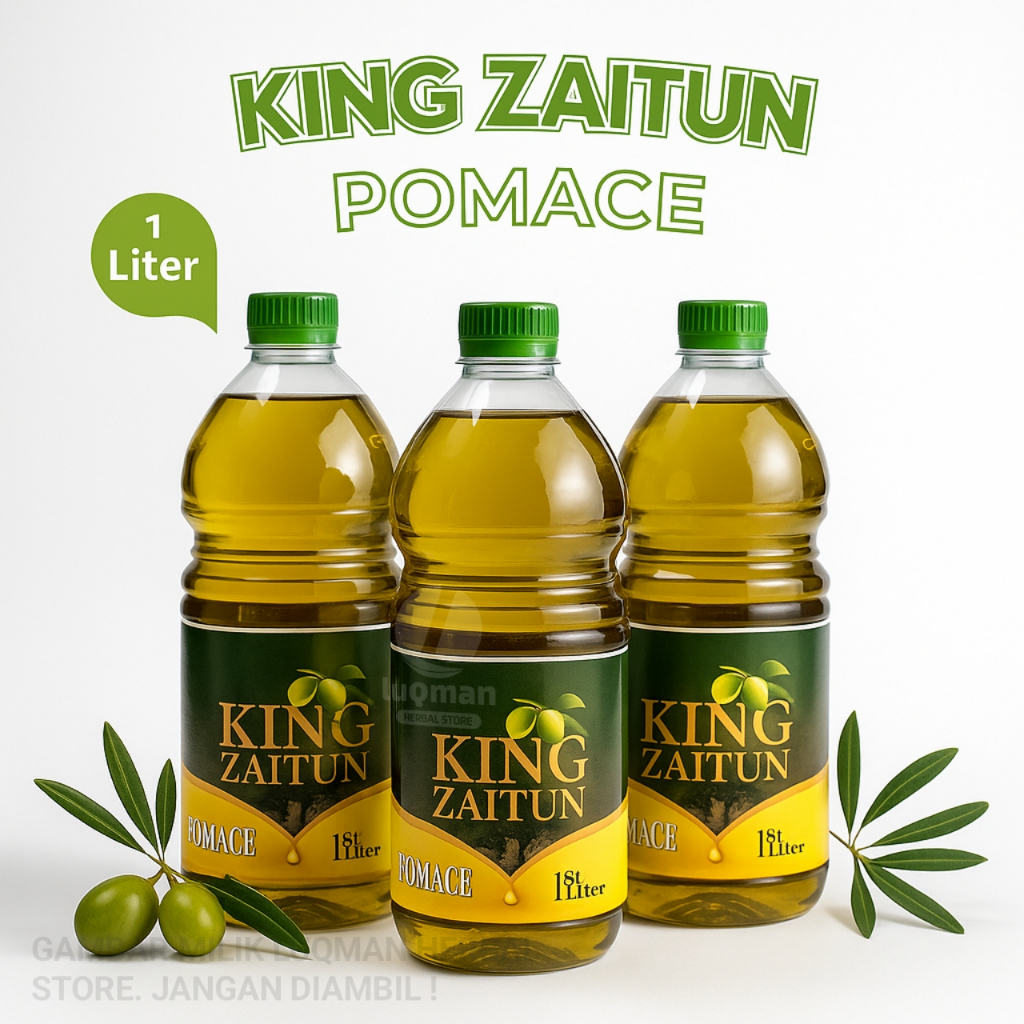 

KING Pomace Minyak Zaitun Olive Oil 1 liter Untuk Masak Asli Spanyol