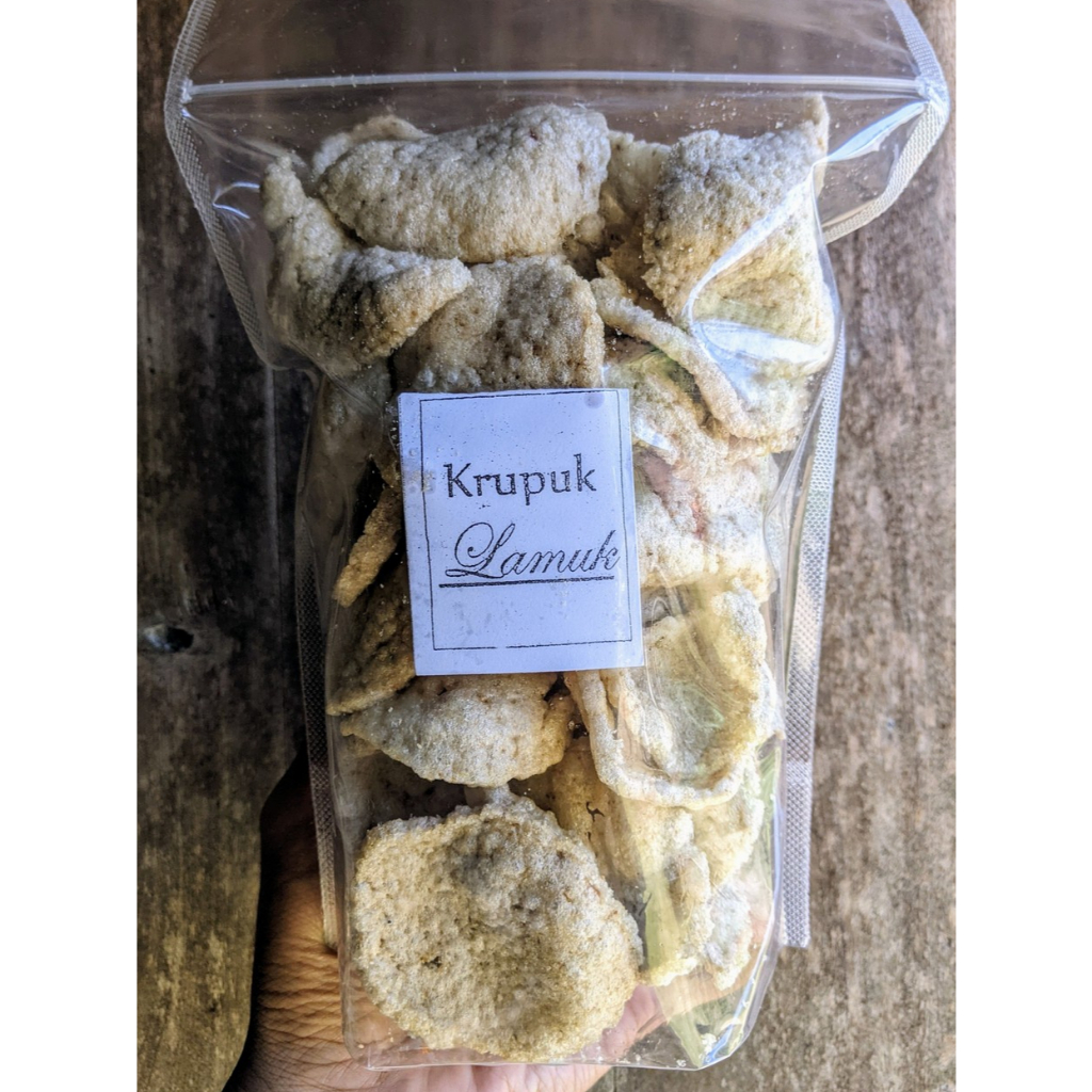

Krupuk opak lamuk khas Kediri siap makan