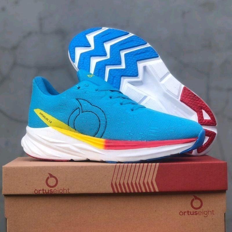 Sepatu Ortuseight hyperglide 2,0 Newest Running Shoes Hyperblast White Sepatu Lari Pria Wanita