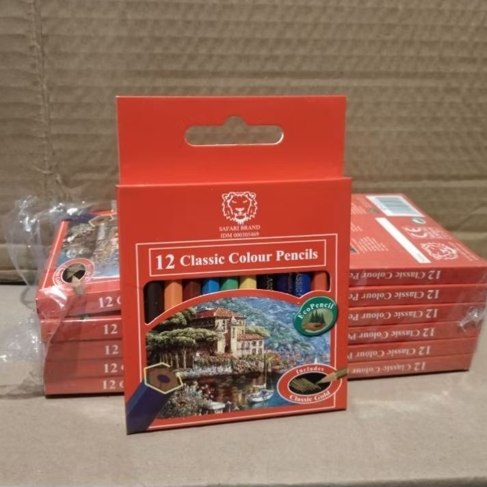 

PENSIL WARNA PENDEK PERSLOP 12 SET/144 PCS