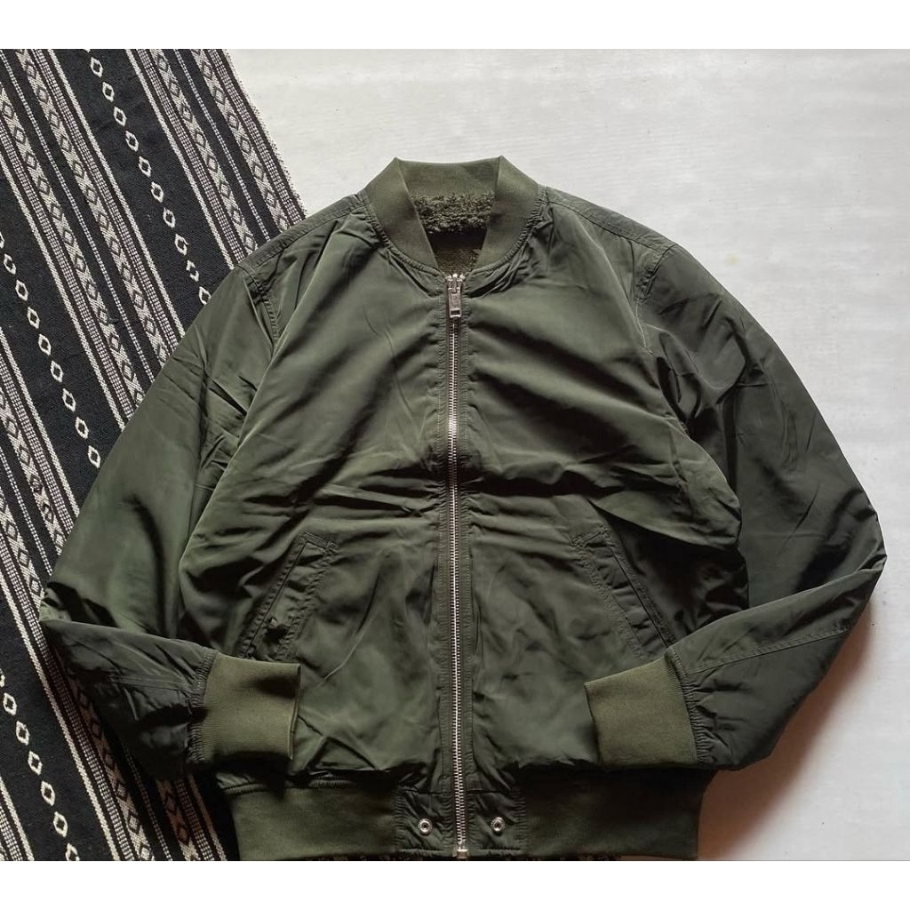 Preloved Bakulan Secondbrand Jaket Bomber Diesel