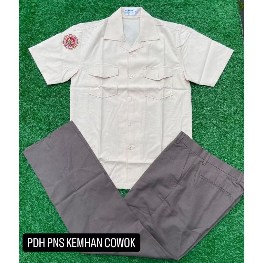 BAJU DAN CELANA PDH JATAH PNS PRIA & WANITA KEMHAN.