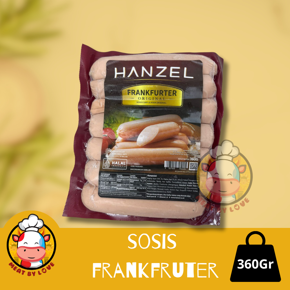 

Sosis Sapi dan Ayam Frankfruter 360 gr 7 pcs Hanzel
