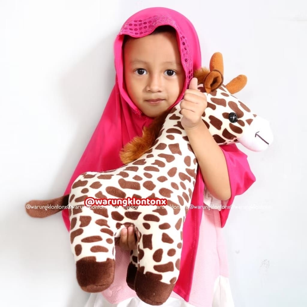 Boneka Jerapa Mainan Anak Lembut Dan Halus