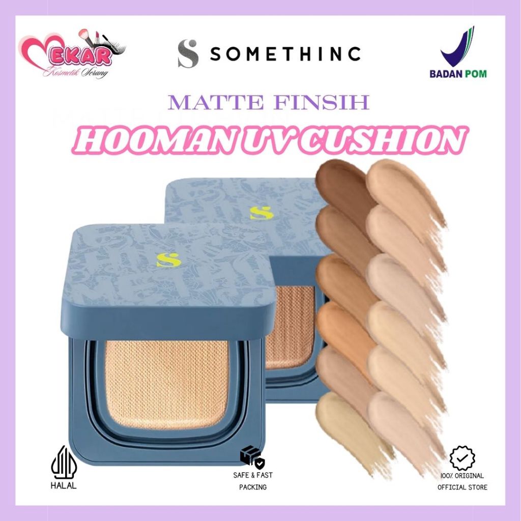 Somethinc Hooman Breathable UV Cushion Cover SPF 35 PA++++ | Somethinc Cushion Hooman Full Case & Re