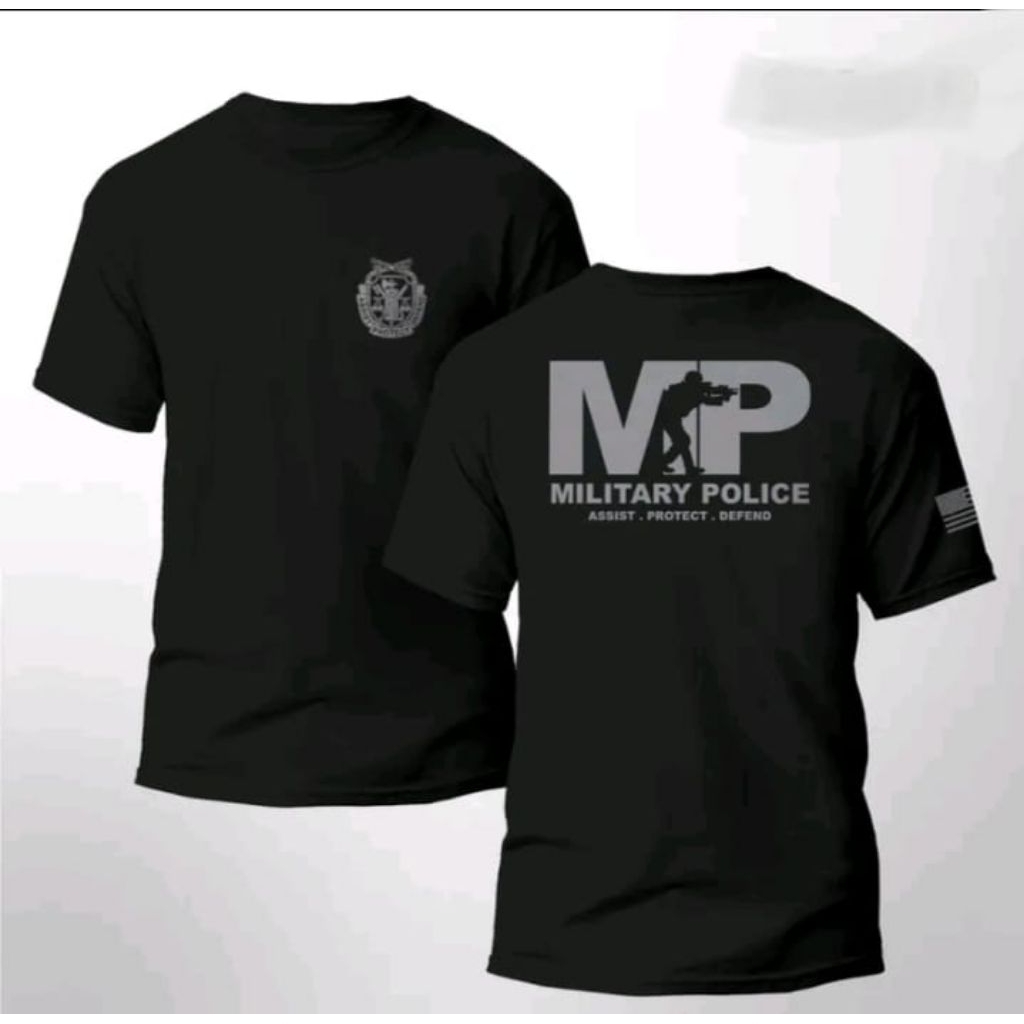 kaos military Police kaos print DTF