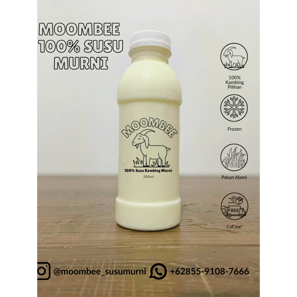 

Moombee Susu Kambing 100% Murni