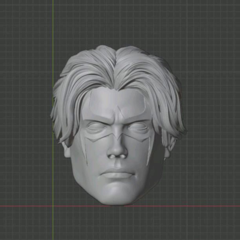 Headsculpt Head HS Nightwing with Mask DC Mezco Mcfarlane Adam Muff Toys Notaman Shf NWToys Vtoys Ro