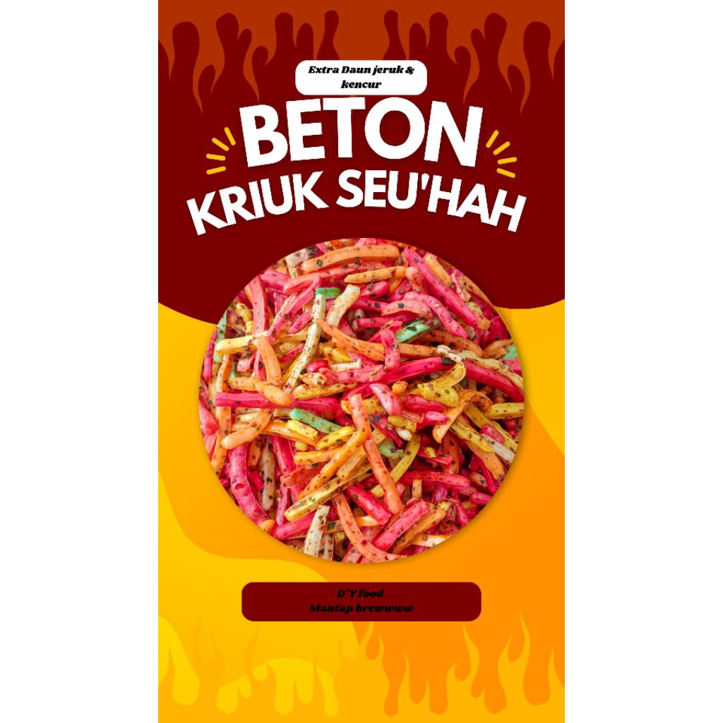 

Kriuk Beton ExtraDaunJeruk&kencur