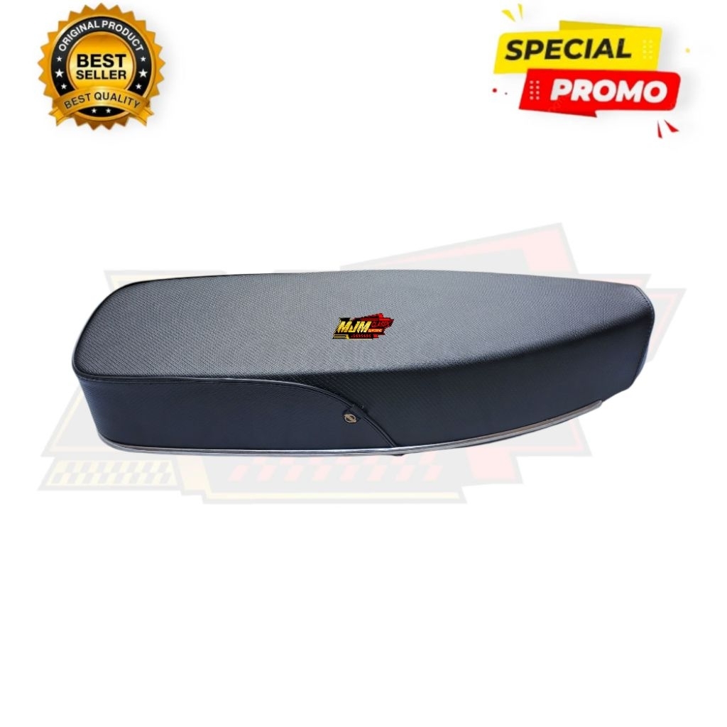Jok Honda C70 Kulit MBtech Rider Anti Gembos