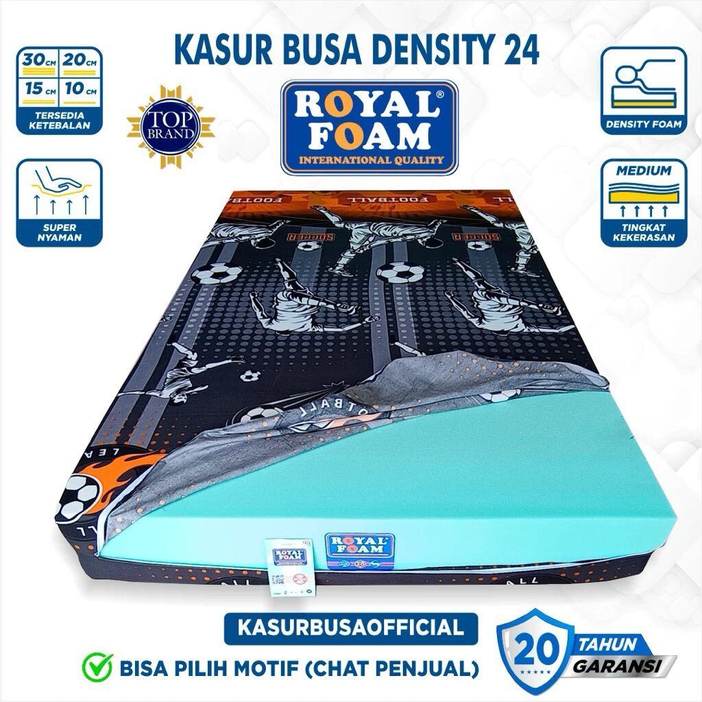 Kasur Busa Royal Foam D24 Original Garansi 20 Tahun Tersedia Semua Ukuran