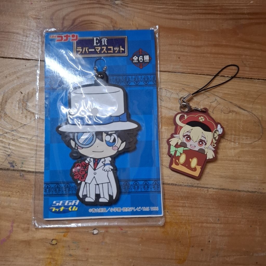 Keychain Rubber Kaito Kid & Klee Genshin Impact