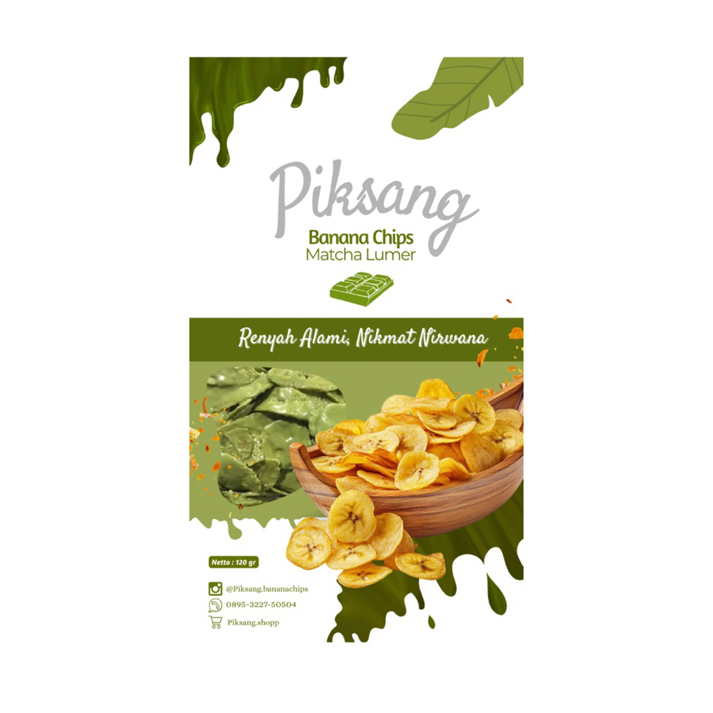 

Pisang Coklat Matcha