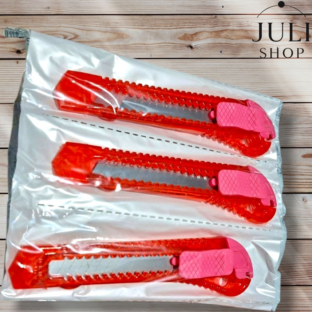 

CUTTER BENING TRANSPARAN WARNA WARNI 6Pcs/PEMOTONG MURAH