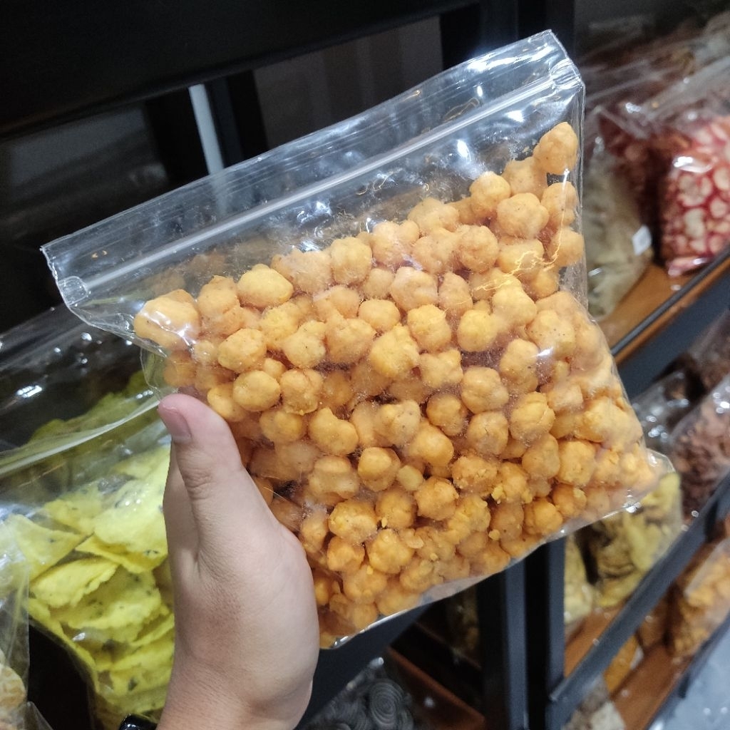 

Cemilan Pilus Jagung Australia Asin Manis 250gr