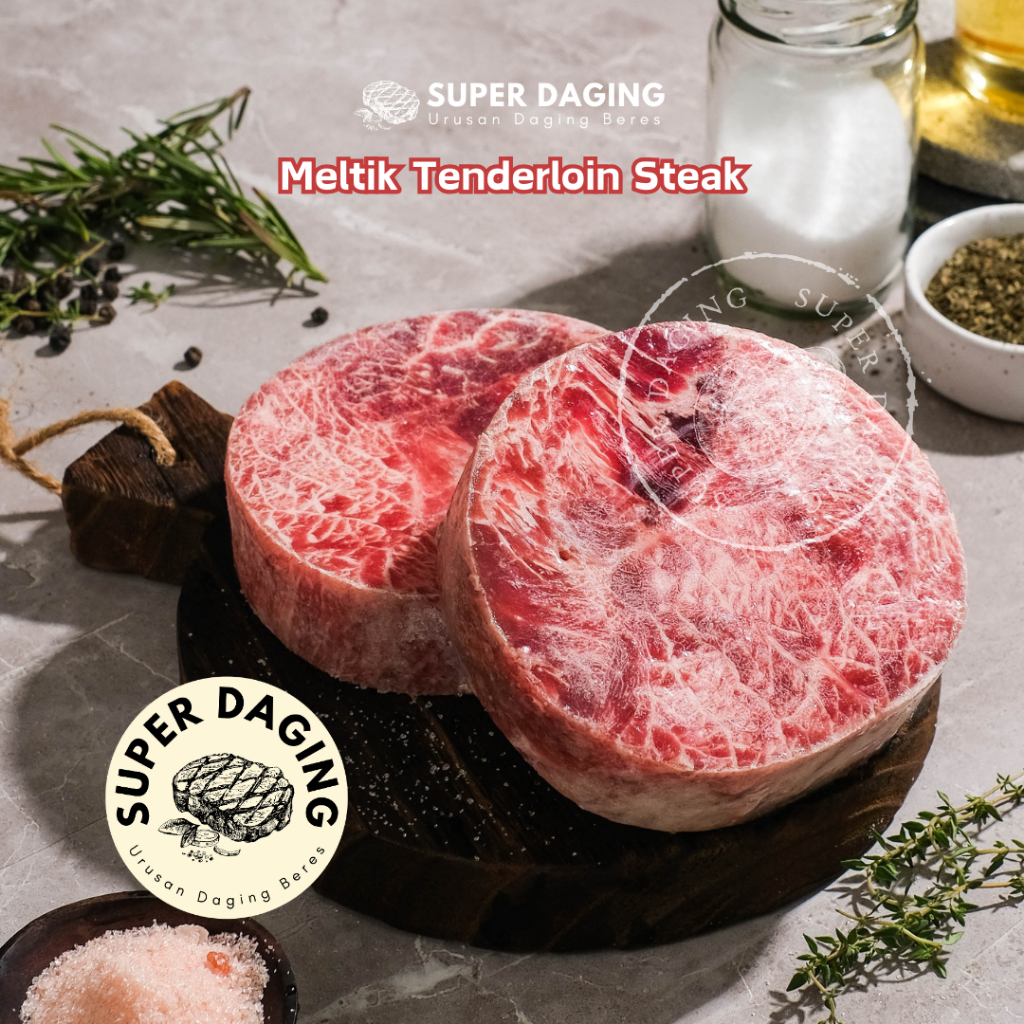 

Daging Steak Tenderloin Beef Meltik 1kg - Super Daging Semarang