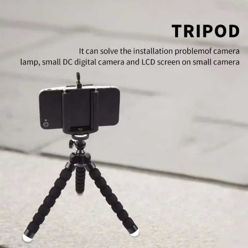 Mini Tripod Fleksibel Untuk Mini Vlog,Kamera dan Ponsel