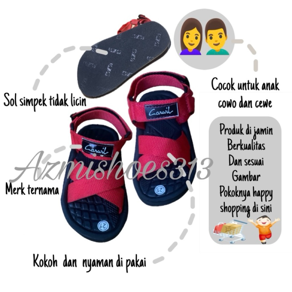Sandal Gunung Anak Perempuan Laki Laki Murah - TokoHasbii